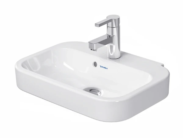 Duravit Happy D.2 lave-mains 500 x 360 mm - blanc - avec trou de robinet - avec trop-plein