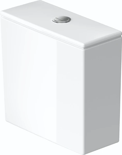 Duravit DuraStyle réservoir de chasse 390 x 170 mm - blanc - raccordement en bas gauche - Dual Flush - 4,5/3l eau de chasse