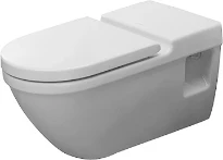 Duravit Starck 3 cuvette suspendue - blanc - L360xP700 mm -version longue