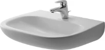 Duravit D-Code Vital Med lavabo 600 x 460 mm - blanc - sans trou de robinet - sans trop-plein