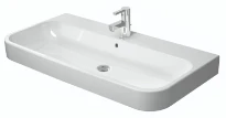 Duravit Happy D.2 meuble lavabo 1000 x 505 mm - blanc - avec trou de robinet - avec trop-plein - poli
