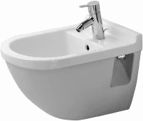 BIDET SUSPENDU DURAVIT STARCK 3 blanc distance murale 54cm