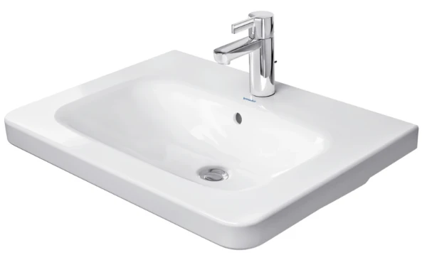 Duravit DuraStyle meuble lavabo 650 x 480 mm - blanc - avec trou de robinet - avec trop-plein
