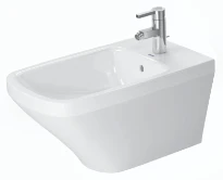 BIDET DURAVIT DURASTYLE 37 - 62 o CM blanc avec trop-plein et trou