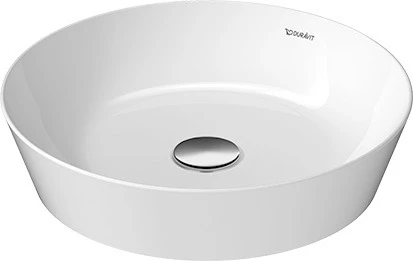 Duravit Cape Cod lavabo à poser rond 430 mm - blanc - sans trou de robinet - sans trop-plein
