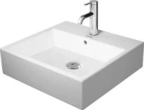 Duravit Vero Air lavabo à poser 500 x 470 mm - blanc - sans trou de robinet - sans trop-plein - poli