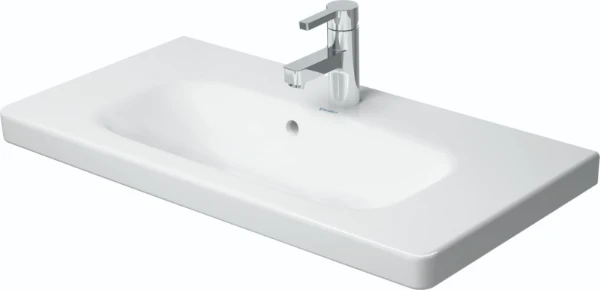 Duravit DuraStyle meuble lavabo compact 785 x 400 mm - blanc - avec trou de robinet - avec trop-plein