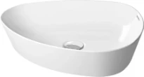 Duravit Cape Cod lavabo trioval 500 x 405 mm - blanc soyeux mat - sans trou de robinet - sans trop-plein