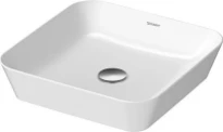 Duravit Cape Cod lavabo à poser 430 x 430 mm - blanc - sans trou de robinet - sans trop-plein