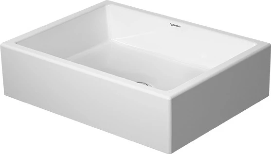 Duravit Vero Air lavabo à poser 500 x 380 mm - blanc - sans trou de robinet - sans trop-plein - poli