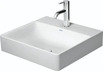 Duravit DuraSquare meuble lavabo 500 x 470 mm - blanc - avec trou de robinet - sans trop-plein