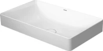 Duravit DuraSquare lavabo à poser 600 x 345 mm - blanc - sans trou de robinet - sans trop-plein - poli