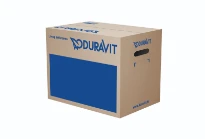 Duravit D-Code cuvette suspendue PACK (cuvette suspendue + abattant) - blanc - L355xP545 mm