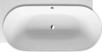 Duravit Luv baignoire Durasolid 1850 x 950 mm - blanc - angle gauche - avec revêtement et cadre sans soudure