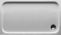 Duravit D-Code receveur de douche 1200 x 700 mm - blanc - antidérapant - écoulement 90 mm
