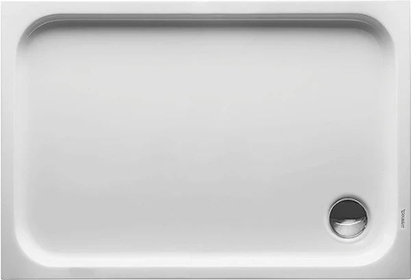 Duravit D-Code receveur de douche 1100 x 750 mm - blanc - écoulement 90 mm