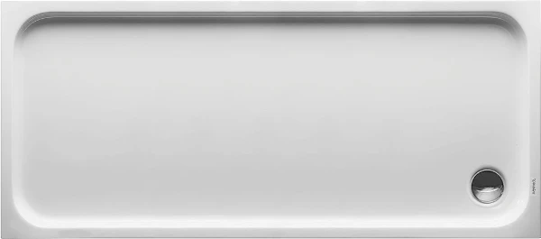 Duravit D-Code receveur de douche 1700 x 750 mm - blanc - antidérapant - écoulement 90 mm