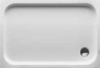 Duravit D-Code receveur de douche acrylique 1200 x 800 x 60 mm - blanc - antidérapant - écoulement 90 mm