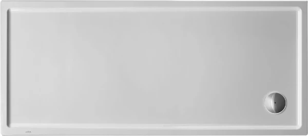 Duravit Starck Slimline receveur de douche rectangulaire 1700 x 800 mm - blanc - antidérapant