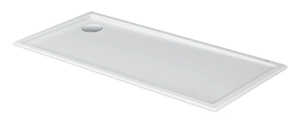 Duravit D-Code Slimline receveur de douche acrylique 1600 x 750 x 45 mm - blanc - écoulement 90 mm