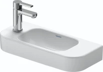 Duravit Happy D.2 lave-mains 500 x 220 mm - blanc - avec trou de robinet droite - sans trop-plein