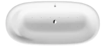 BAIGNOIRE MONTAGE LIBRE durasolid DURAVIT CAPE COD 185,5 - 88,5 o 48,5 ! cm k avec vidage