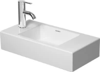 Duravit Vero Air lave-mains 500 x 250 mm - blanc - avec trou de robinet gauche - sans trop-plein