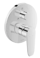 MELANGEUR BAIGNOIRE A ENCASTRER DURAVIT B1 chromé avec inverseur