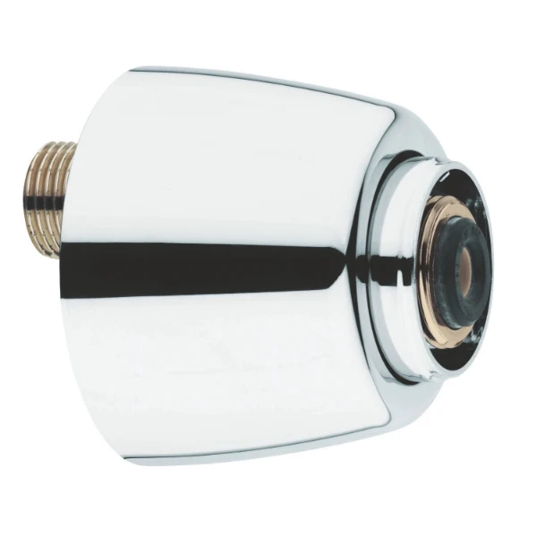 KOPPELING GROHE STARLIGHT 1/2 X 3/4 chroom afdichting op de wand, afsluitbaar (afgedekt)
