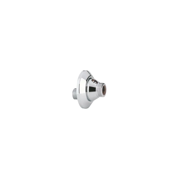 Grohe raccord 1/2 X 3/4 chromé pour montage mural avec vis d'arret (cache)