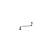 Grohe bec Costa M22 forme-S chromé avec brise-jet - pivotable - sailli 200 mm