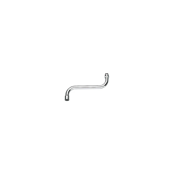 Grohe bec Costa M22 forme-S chromé avec brise-jet - pivotable - sailli 200 mm