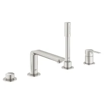 Grohe Lineare New 4-trous mitigeur bain supersteel