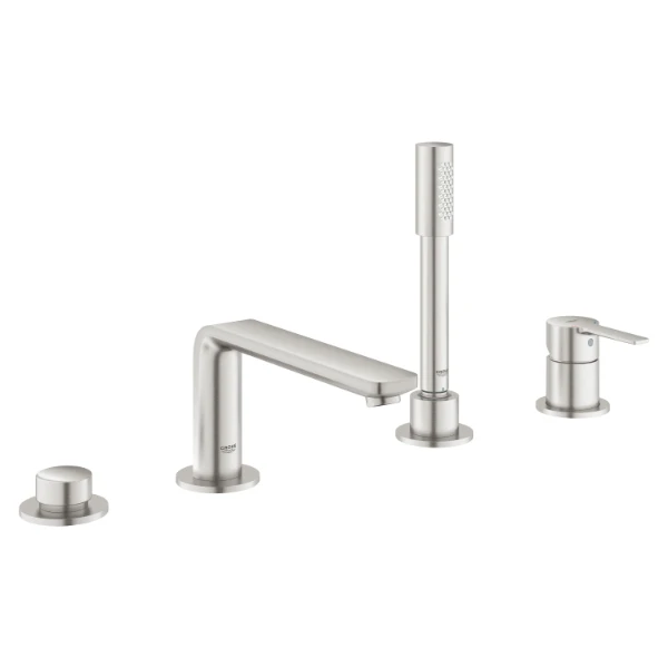 Grohe Lineare New 4-trous mitigeur bain supersteel