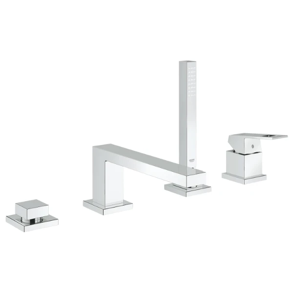 MELANGEUR BAIGNOIRE 4-TROUS GROHE EUROCUBE chromé