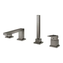 GROHE Eurocube 4 gats badrandcombinatie Zwart (geborsteld PVD)