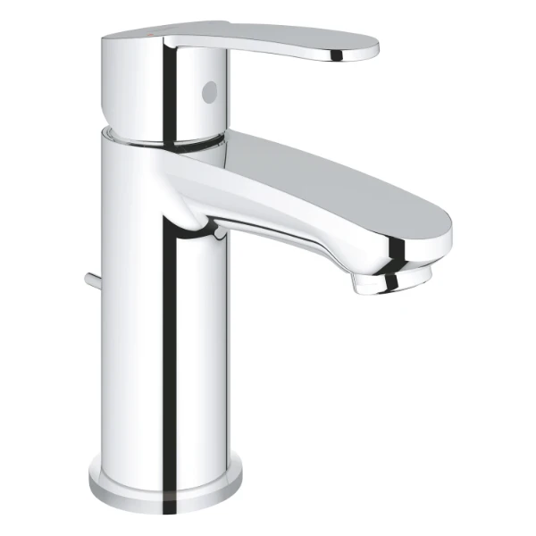Grohe Eurostyle Cosmopolitan S wastafelmengkraan met automatische lediging - chroom - slim body