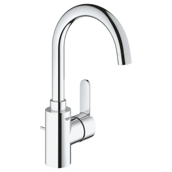 Grohe Eurostyle Cosmopolitan L wastafelmengkraan met hoge uitloop met automatische lediging - chroom