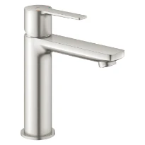 Grohe Lineare New mitigeur lavabo supersteel taille-S-28mm-corps lisse et vidage push-open