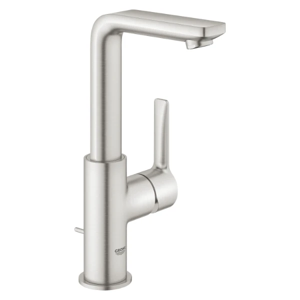 MELANGEUR DE LAVABO GROHE LINEARE supersteel taille L-vidage automatique