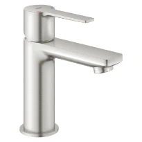 Grohe Lineare New mitigeur lavabo supersteel taille-XS-28mm-corps lisse et vidage push-open