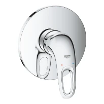 GROHE Eurostyle afwerkset voor eengreeps douchemengkraan, chroom. Te gebruiken met rapido smartbox  35 600 000
