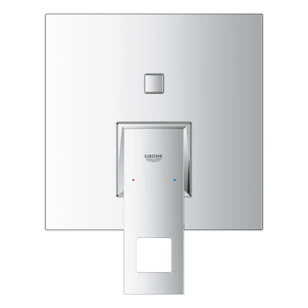 GROHE Eurocube afwerkset voor eengreepsmengkraan, 2 uitgangen, chroom. Te gebruiken met rapido smartbox  35 600 000