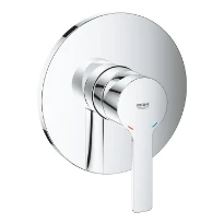 GROHE Lineare afwerkset voor douchemengkraan, chroom. Te gebruiken met rapido smartbox 35 600 000