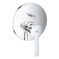GROHE Lineare afwerkset voor eengreepsmengkraan, 2 uitgangen, chroom. Te gebruiken met rapido smartbox  35 600 000