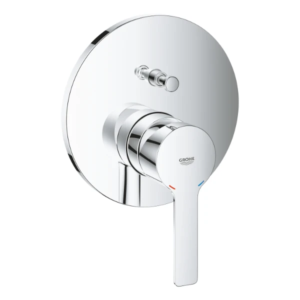 GROHE Lineare afwerkset voor eengreepsmengkraan, 2 uitgangen, chroom. Te gebruiken met rapido smartbox  35 600 000