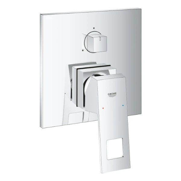 GROHE Eurocube afwerkset voor eengreepsmengkraan, 3 uitgangen, chroom. Te gebruiken met rapido smartbox  35 600 000