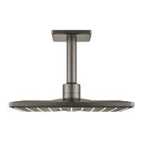 GROHE Hoofddoucheset plafond 142 mm, 2 straalsoorten; Brushed Hard Graphite