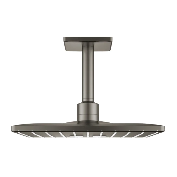 26481AL0 GROHE Hoofddoucheset plafond 142 mm, 2 straalsoorten; Brushed Hard Graphite