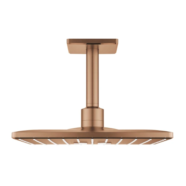 GROHE Hoofddoucheset plafond 142 mm, 2 straalsoorten; Brushed Warm Sunset